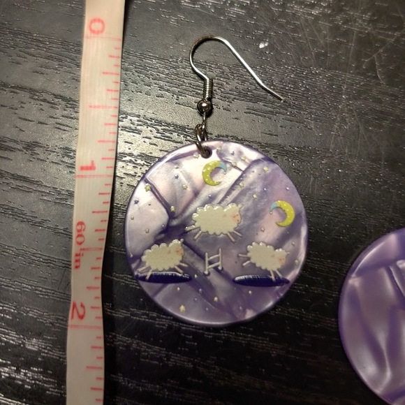 NEW Moon Sheep Night Farm Twilight Cloud Dangle Drop Charm Celestial - Picture 4 of 5